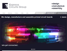 Tablet Screenshot of express-circuits.co.uk
